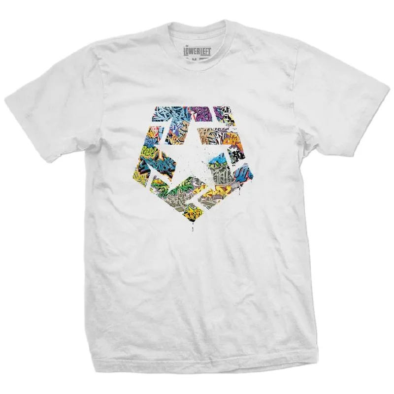 Tribal Gear Graffiti T-Star Tee White