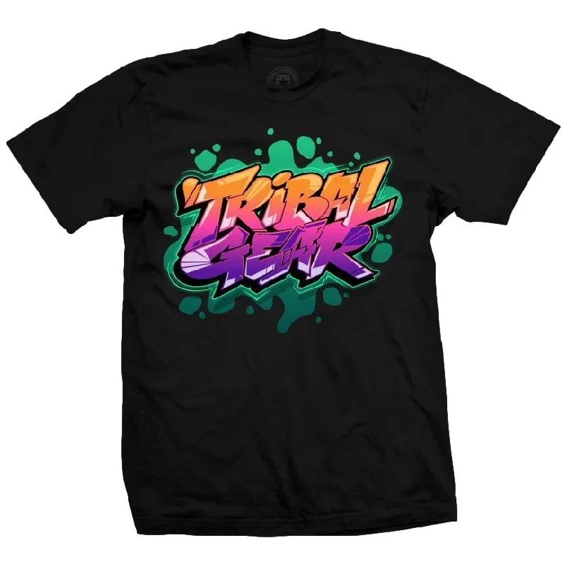 Tribal Gear Remix Tee Black