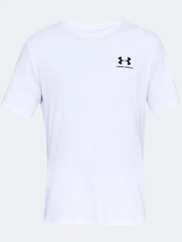 Under Armour Sportstyle Left Chest Logo Men Lifestyle T-Shirt White/Black