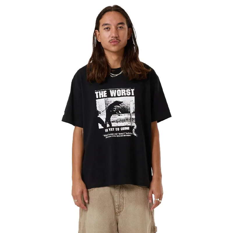 Worship Bad News T-Shirt Black