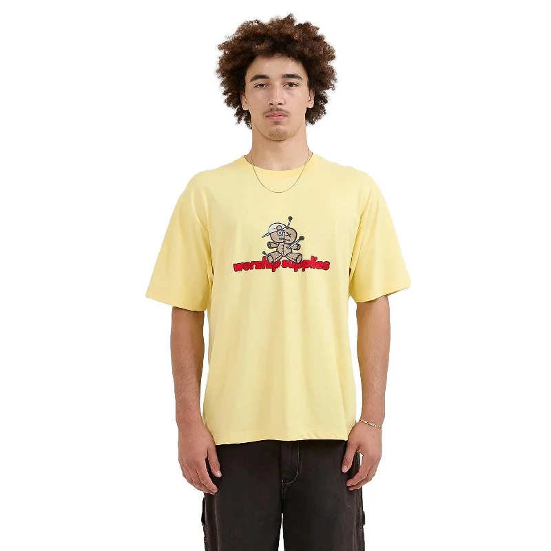 Worship Dejavoodoo T-shirt Popcorn Yellow