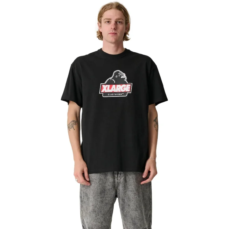 X-Large Slanted SS T-Shirt Black