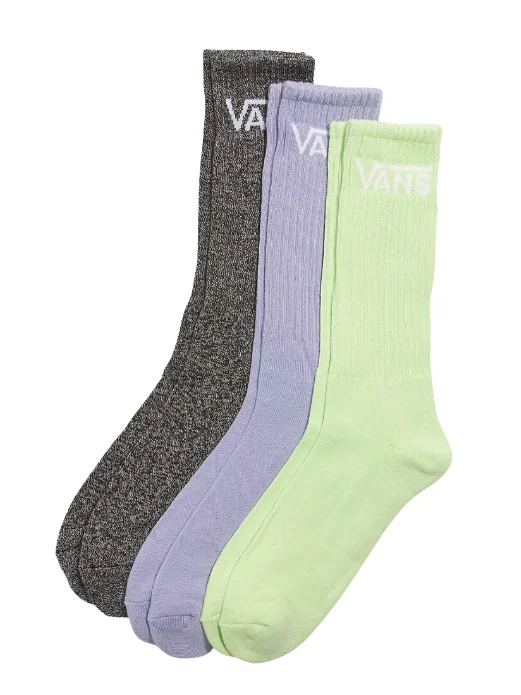 3-Pack Classic Crew Socks | Shadow Lime