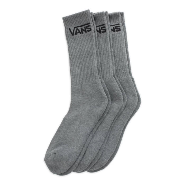 3-Pack Hi Cut Socks - Heather Grey