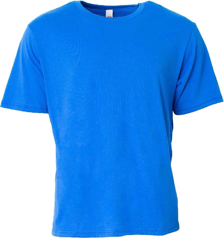 A4 N3013 Adult Softek T-Shirt - Royal