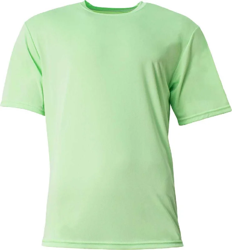 A4 N3142 Men's Cooling Performance T-Shirt - Light Lime