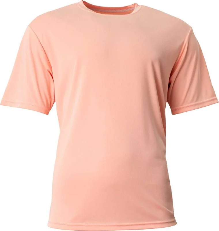 A4 N3142 Men's Cooling Performance T-Shirt - Salmon