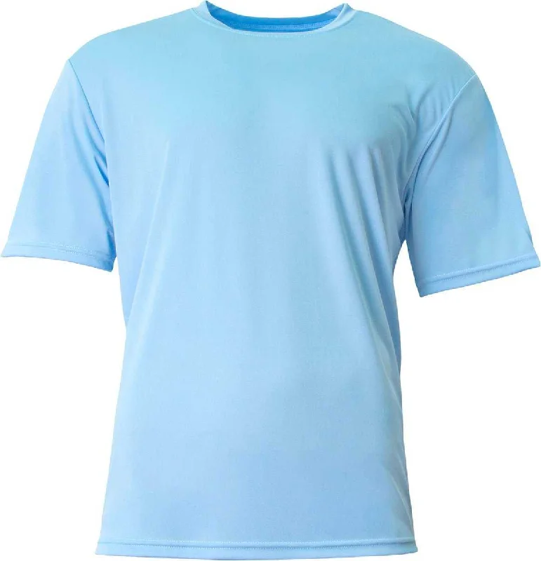 A4 N3142 Men's Cooling Performance T-Shirt - Sky Blue