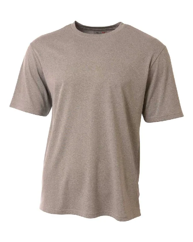 A4 N3381 Topflight Heather Tee - Athletic Heather