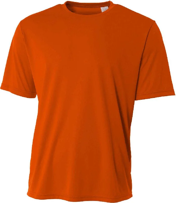 A4 N3402 Men's Sprint Performance T-Shirt - Athletic Orange