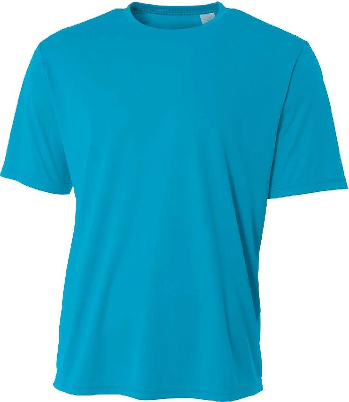 A4 N3402 Men's Sprint Performance T-Shirt - Electric Blue