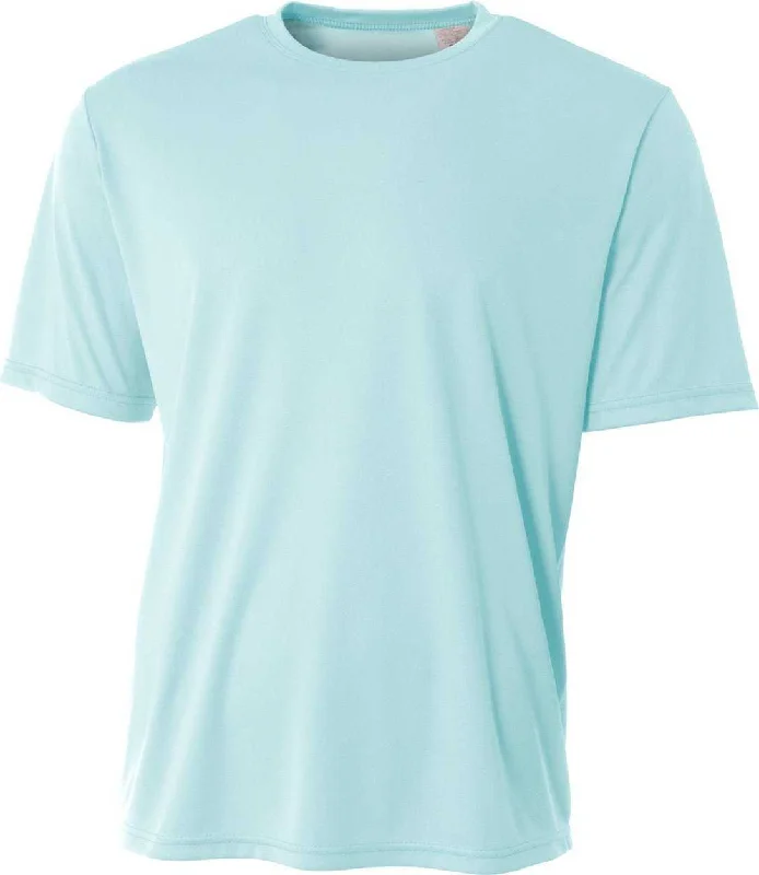 A4 N3402 Men's Sprint Performance T-Shirt - Pastel Blue