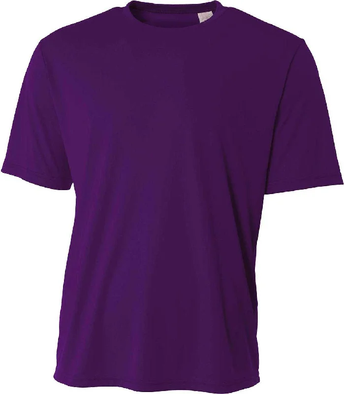 A4 N3402 Men's Sprint Performance T-Shirt - Purple