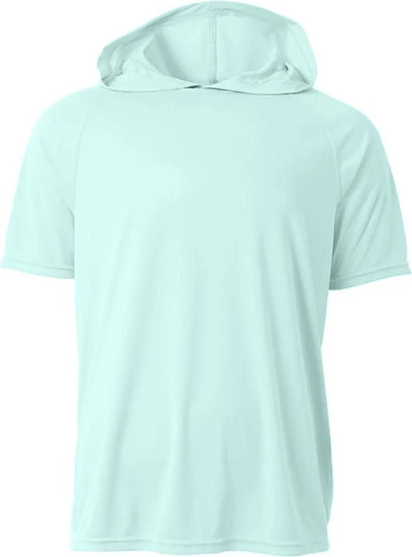 A4 N3408 Short Sleeve Hooded Tee - Pastel Mint