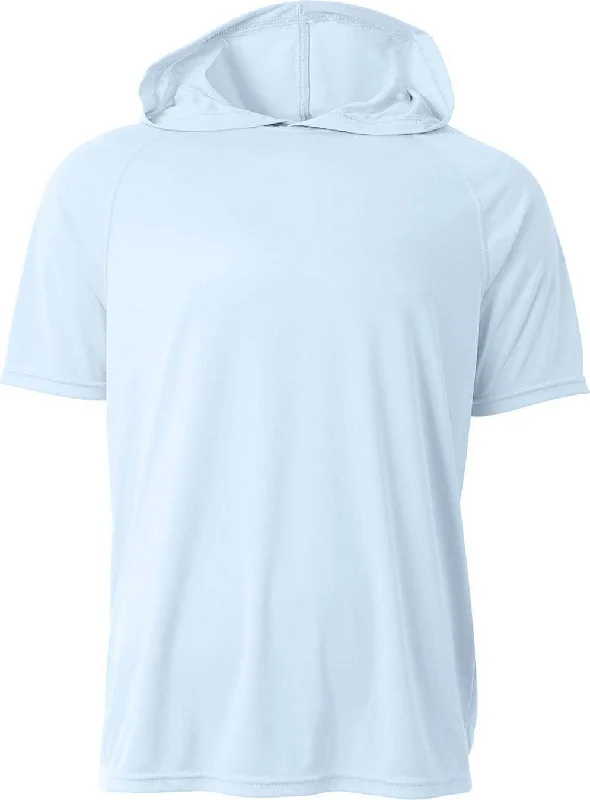 A4 NB3408 Youth Hooded T-Shirt - Pastel Blue