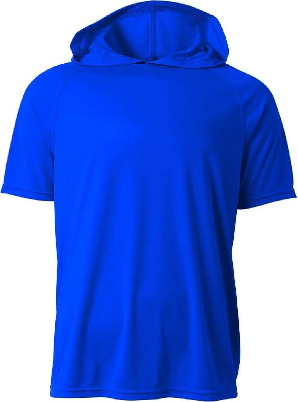 A4 NB3408 Youth Hooded T-Shirt - Royal