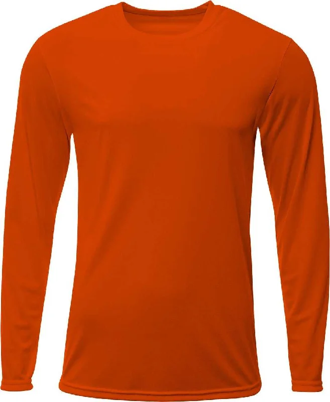 A4 NB3425 Youth Long Sleeve Sprint T-Shirt - Athletic Orange