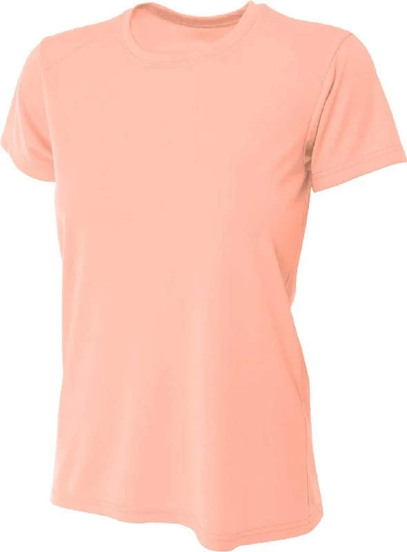 A4 NW3201 Ladies' Cooling Performance T-Shirt - Salmon