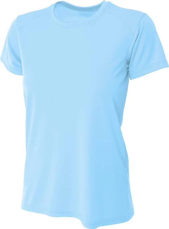 A4 NW3201 Ladies' Cooling Performance T-Shirt - Sky Blue