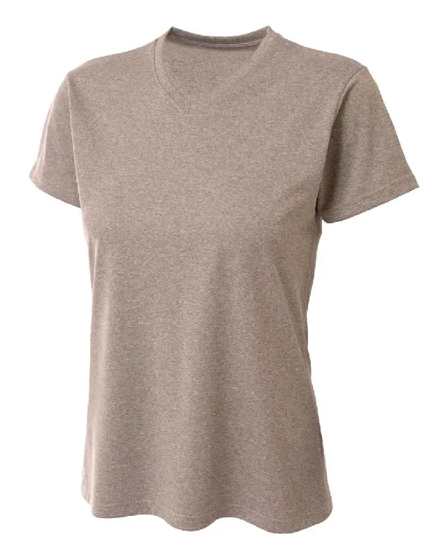 A4 NW3381 Women's Topflight Heather Tee - Athletic Heather