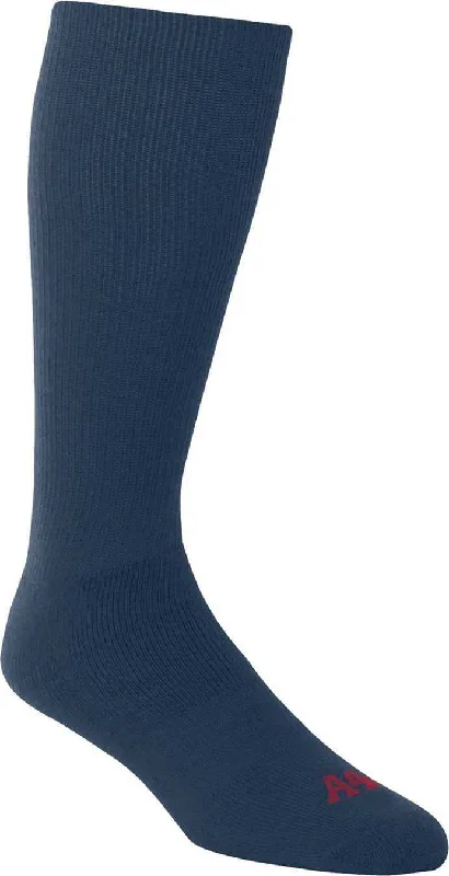 A4 S8005 Multi Sport Tube Socks - Navy