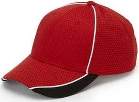 Adams DP102 First String Cap - Red Black White