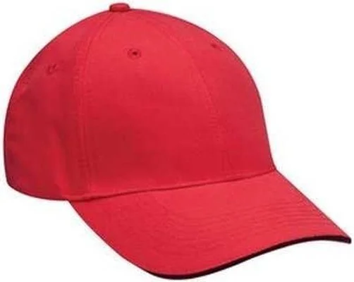 Adams PE102 Adult Performer Cap - Red Black