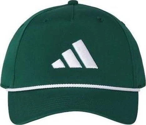 Adidas A3001S Sustainable Five-Panel Tour Cap - Collegiate Green