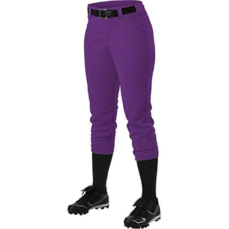 Alleson Athletic 605PBW Women's Fastpitch Pant - Purple