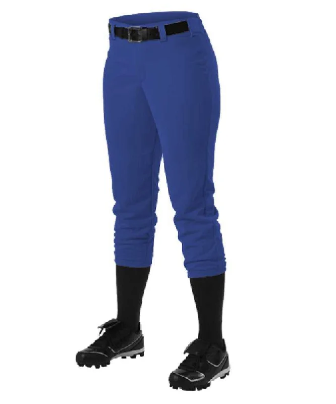 Alleson Athletic 605PBWY Girl's Fastpitch Pant - Royal