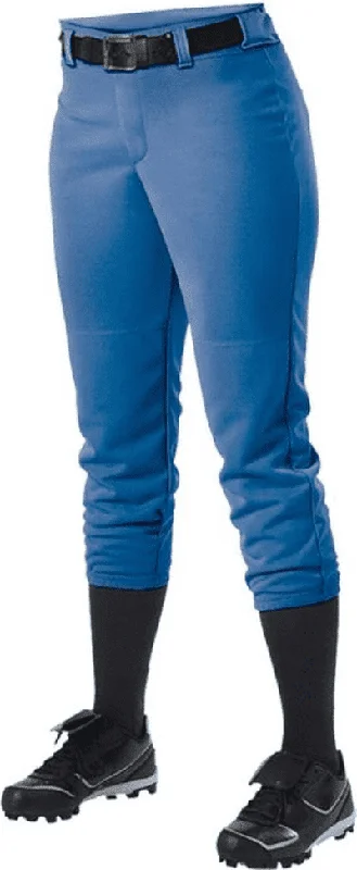 Alleson Athletic 605PBWY Girl's Fastpitch Pant - Sky Blue