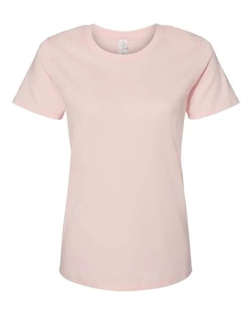 Alternative 1172 Women's Cotton Jersey Go-To Tee - Faded Pink