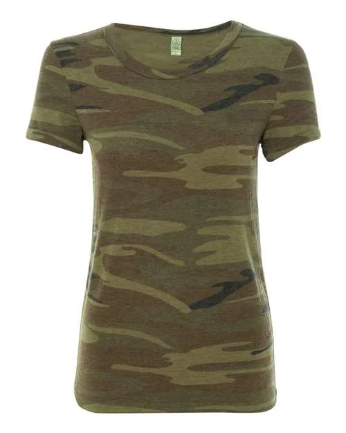 Alternative 1940 Women's Eco-Jersey Ideal Tee - Camo