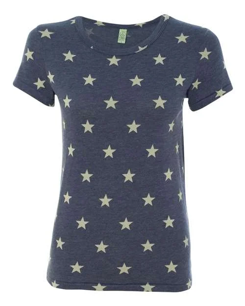 Alternative 1940 Women's Eco-Jersey Ideal Tee - Stars