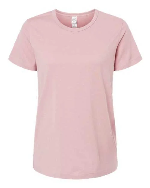 Alternative 4450HM Earthleisure Women's Modal Triblend Crewneck Tee - Rose Quartz