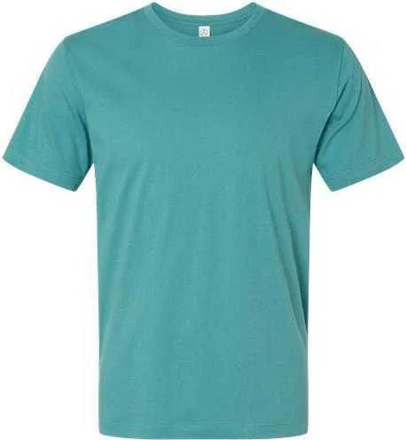 Alternative Apparel 1070 Cotton Jersey Go-To Tee - Aqua Tonic