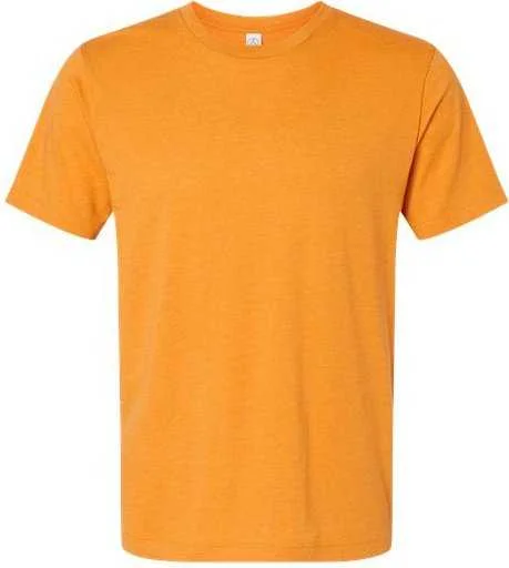 Alternative Apparel 1070CV Cotton Jersey CVC Go-To Tee - Heather Stay Gold