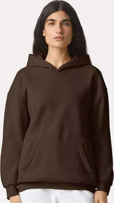 American Apparel RF498 ReFlex Fleece Pullover Hoodie - Brown