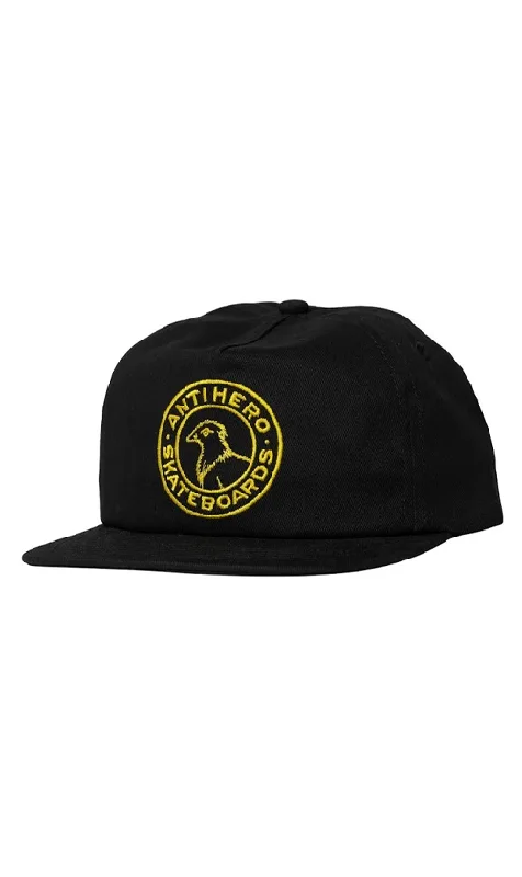 Anti Hero Basic Pigeon Adjustable Cap Black/Gold