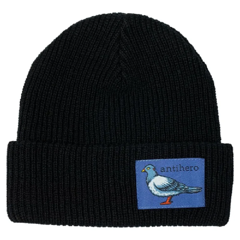 Anti Hero Cuff Beanie Lil Pigeon Label Black / Blue - O/S