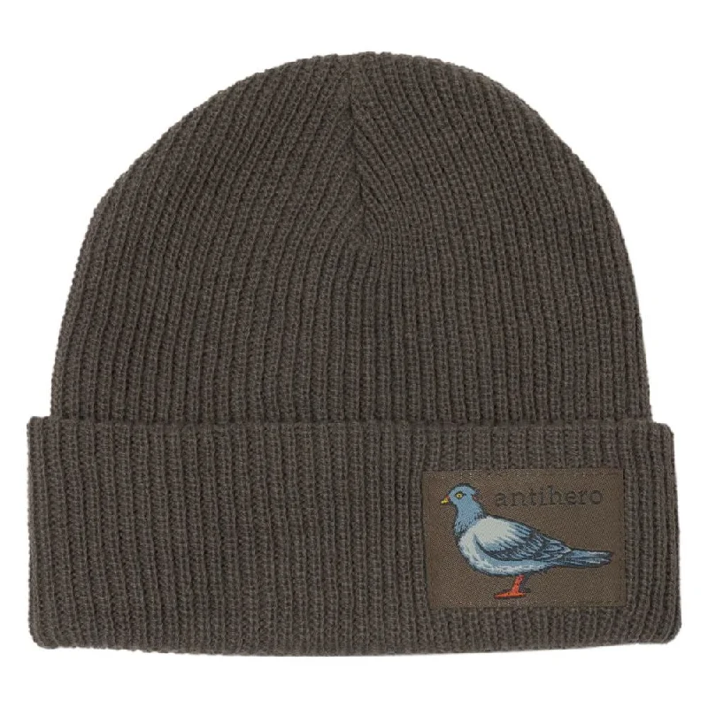 Anti Hero Cuff Beanie Lil Pigeon Label Brown - O/S