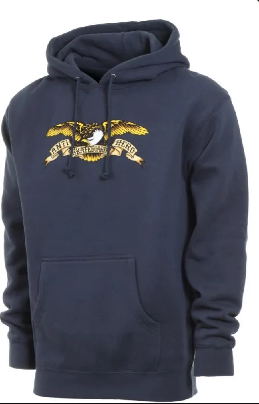 Anti Hero Hoody Eagle - Slate Blue