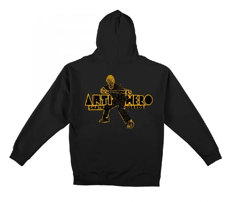 Anti Hero Hoody Slingshot II - Black / Gold Prints