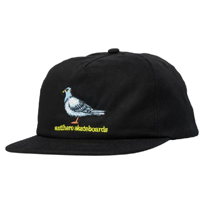 Anti Hero Snapback Lil Pigeon Black / Yellow - O/S