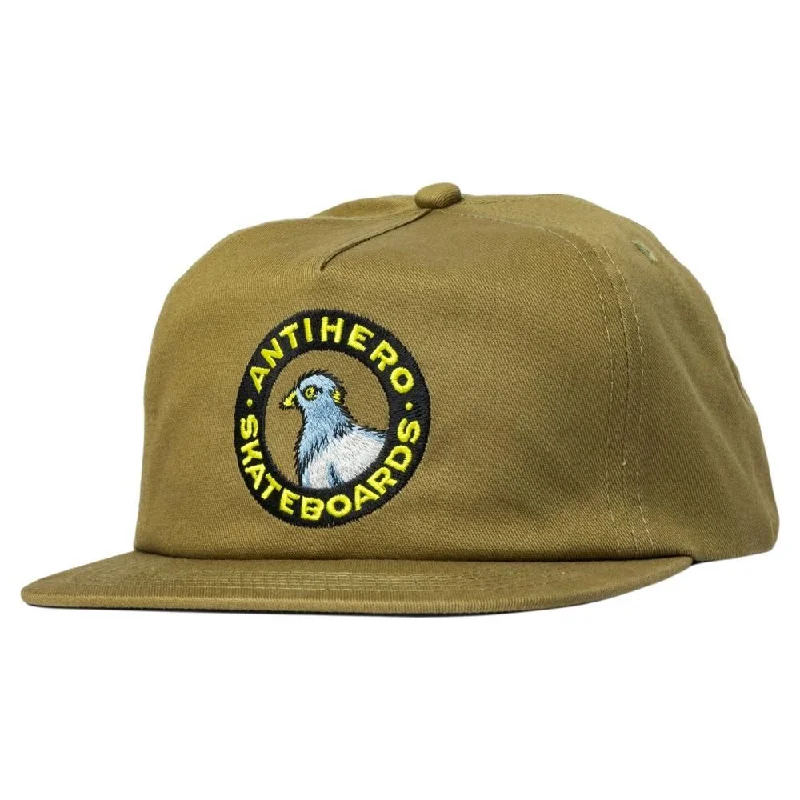 Anti Hero Snapback Pigeon Round Khaki - O/S