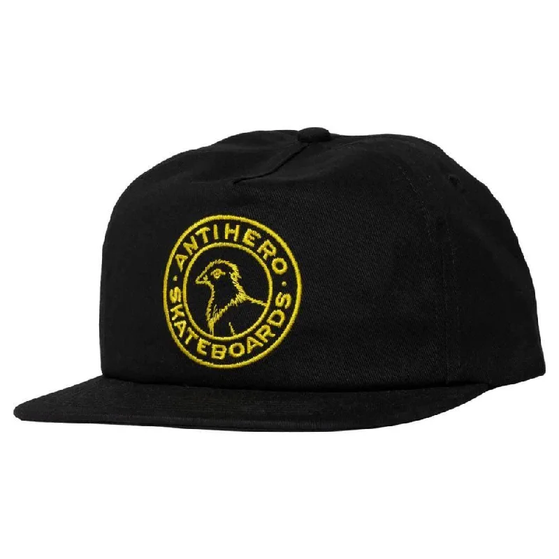 Antihero Cap Basic Pigeon Round Dark Brown / Gold - O/S