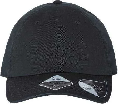 Atlantis Headwear FRASER Sustainable Dad Cap - Black