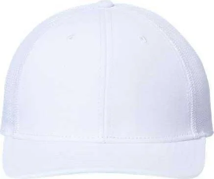 Atlantis Headwear RETH Sustainable Recy Three Trucker Cap - White White (Bianco Bianco)