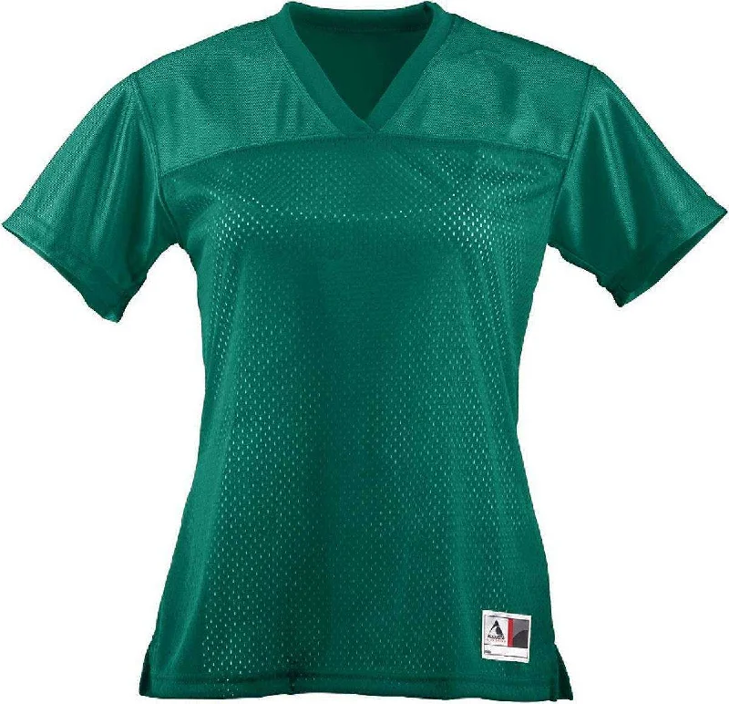 Augusta 250 Ladies Junior Fit Replica Football Tee - Forest