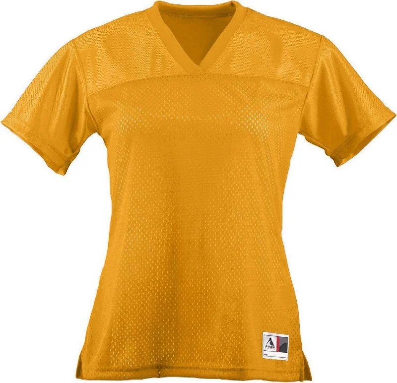 Augusta 250 Ladies Junior Fit Replica Football Tee - Gold